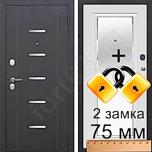 входная дверь с зеркалом Нарцисс