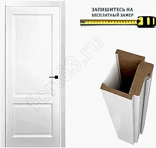 Межкомнатные двери Кама-2 Аляска белая